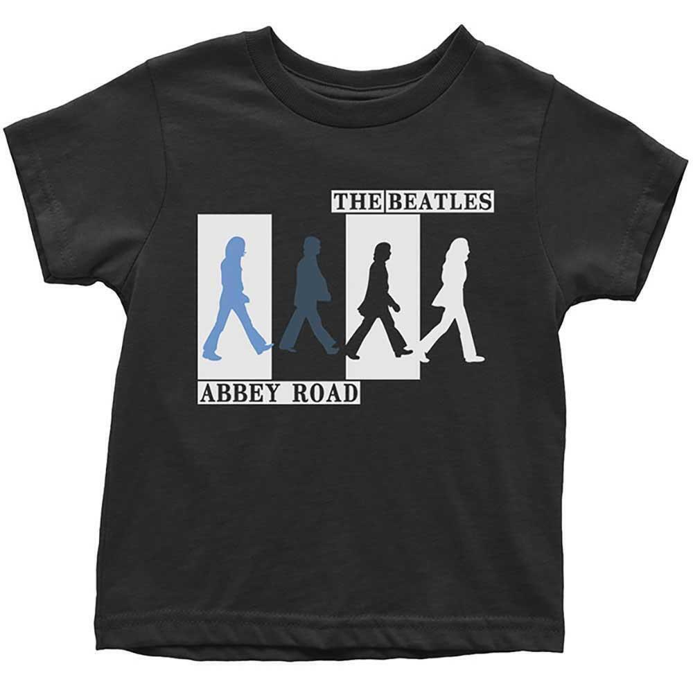 The Beatles Kids T Shirt Abbey Road Colours Crossing